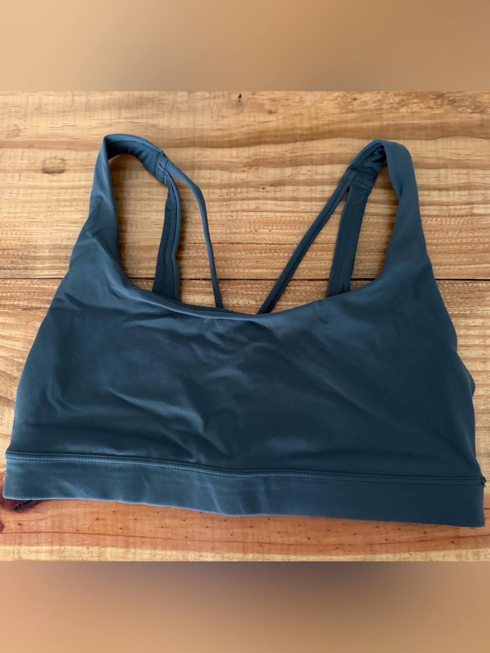 Athleta turquoise Blue Scoop Sports Bra